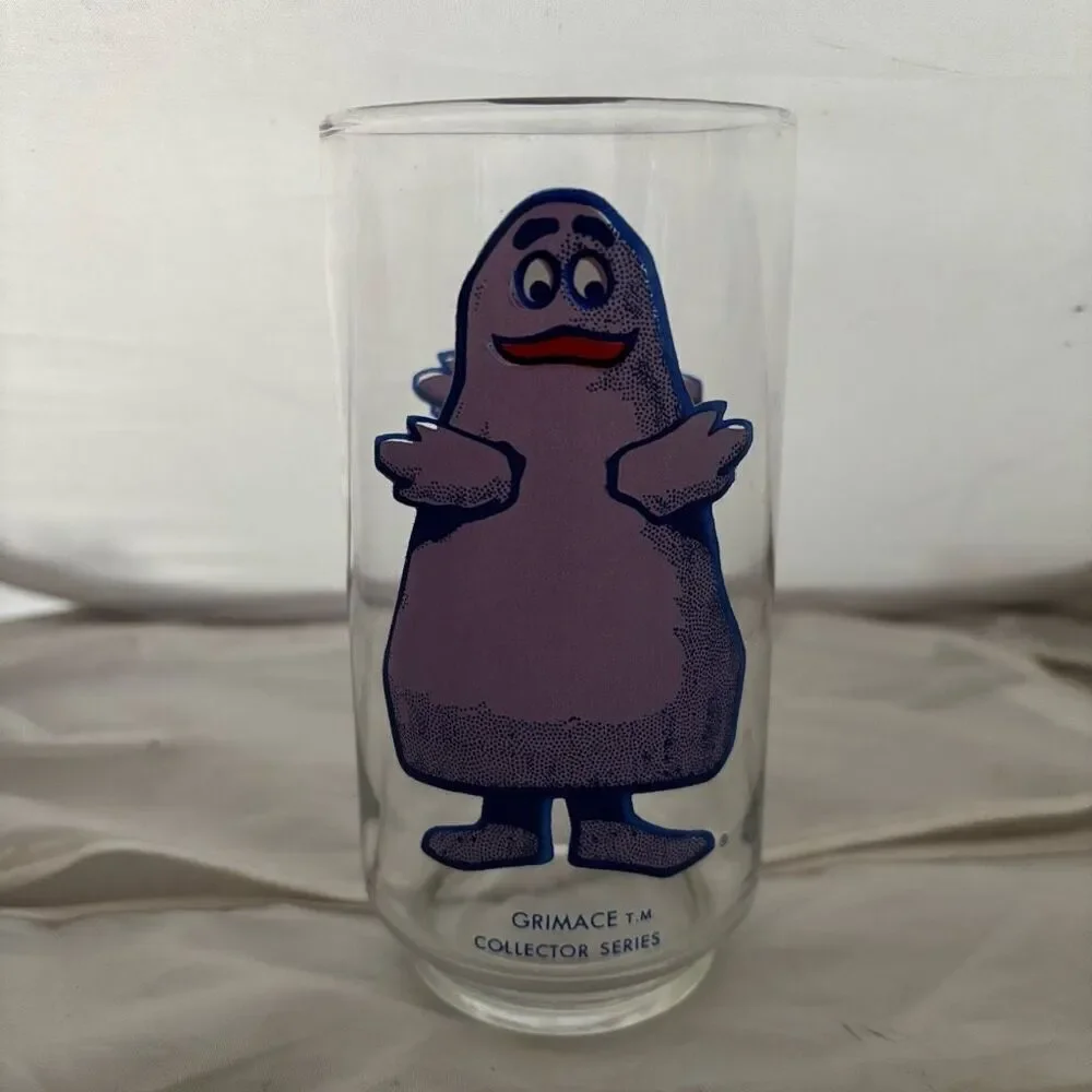 McDonald’s Vintage 1970’s Grimace Collector’s Series Glass